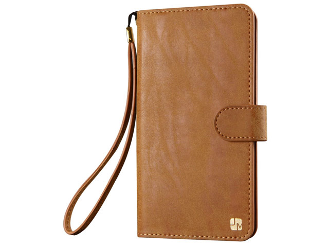 Кошелек Just Must Wallet Loha Collection (коричневый, кожаный, валютник, размер M)