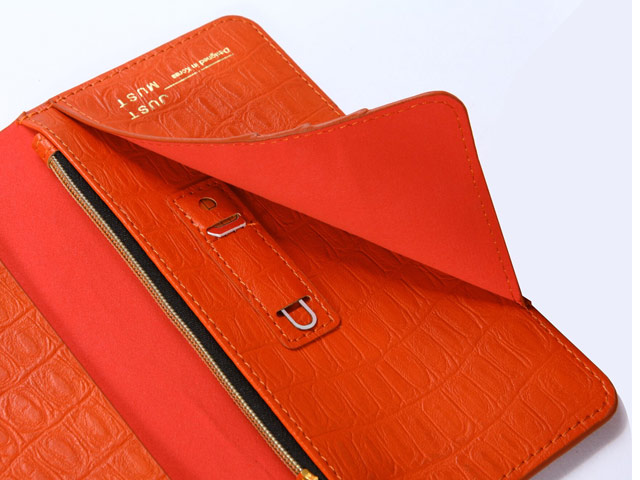 Кошелек Just Must Wallet Nappa Collection (красный, кожаный, валютник, размер M)