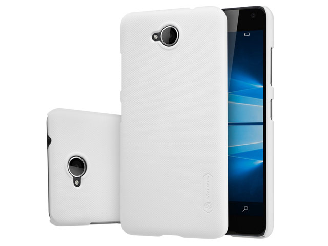 Чехол Nillkin Hard case для Microsoft Lumia 650 (белый, пластиковый)