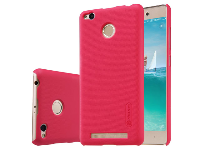 Чехол Nillkin Hard case для Xiaomi Redmi 3 Pro (красный, пластиковый)