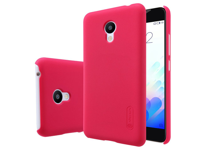 Чехол Nillkin Hard case для Meizu M3 (красный, пластиковый)