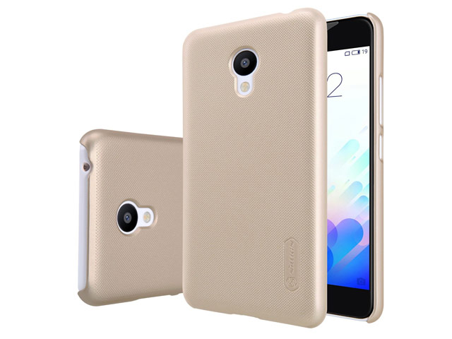 Чехол Nillkin Hard case для Meizu M3 (золотистый, пластиковый)