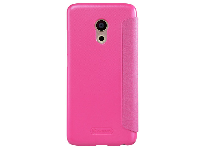 Чехол Nillkin Sparkle Leather Case для Meizu Pro 6 (розовый, винилискожа)