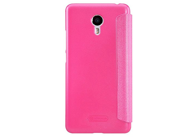 Чехол Nillkin Sparkle Leather Case для Meizu M3 Note (розовый, винилискожа)