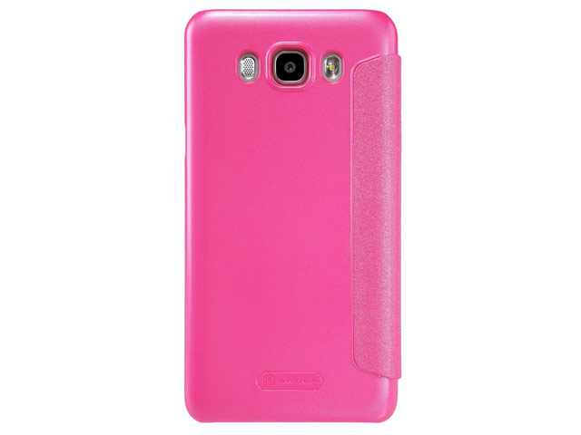 Чехол Nillkin Sparkle Leather Case для Samsung Galaxy J7 2016 J710 (розовый, винилискожа)