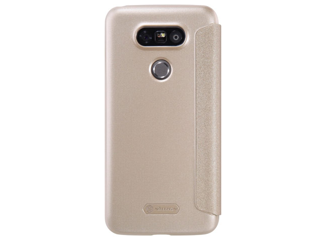Чехол Nillkin Sparkle Leather Case для LG G5 (золотистый, винилискожа)