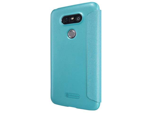 Чехол Nillkin Sparkle Leather Case для LG G5 (голубой, винилискожа)