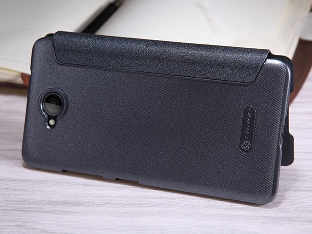 Чехол Nillkin Sparkle Leather Case для Microsoft Lumia 650 (темно-серый, винилискожа)