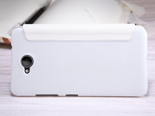 Чехол Nillkin Sparkle Leather Case для Microsoft Lumia 650 (белый, винилискожа)