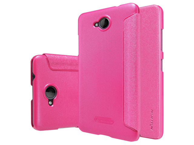 Чехол Nillkin Sparkle Leather Case для Microsoft Lumia 650 (розовый, винилискожа)