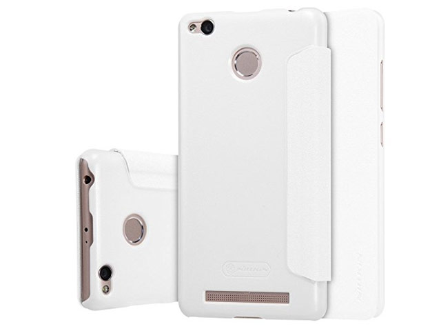 Чехол Nillkin Sparkle Leather Case для Xiaomi Redmi 3 Pro (белый, винилискожа)