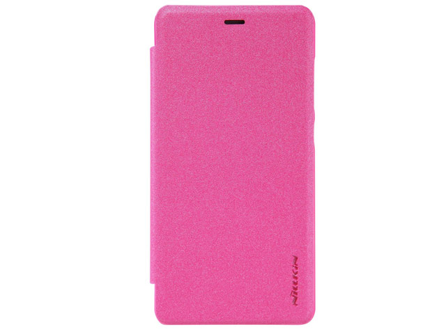 Чехол Nillkin Sparkle Leather Case для Xiaomi Redmi 3 (розовый, винилискожа)