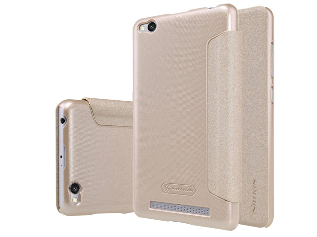 Чехол Nillkin Sparkle Leather Case для Xiaomi Redmi 3 (золотистый, винилискожа)