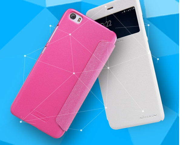 Чехол Nillkin Sparkle Leather Case для Xiaomi Mi 5 (розовый, винилискожа)