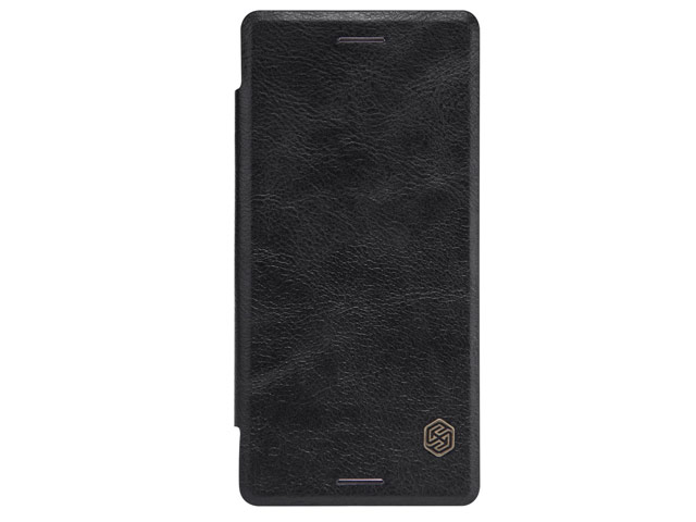 Чехол Nillkin Qin leather case для Sony Xperia X (черный, кожаный)