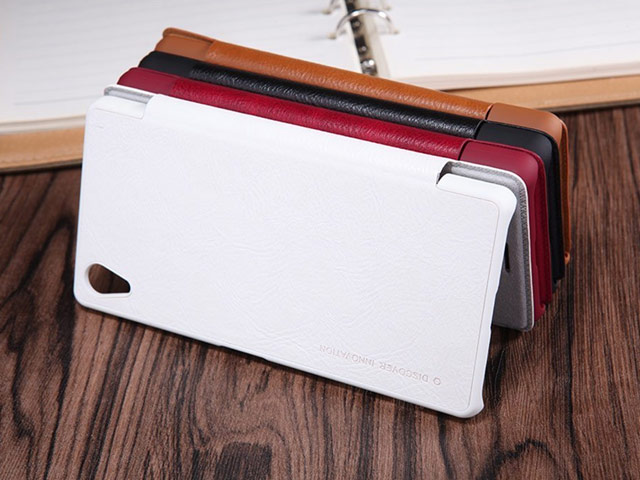 Чехол Nillkin Qin leather case для Sony Xperia X (белый, кожаный)