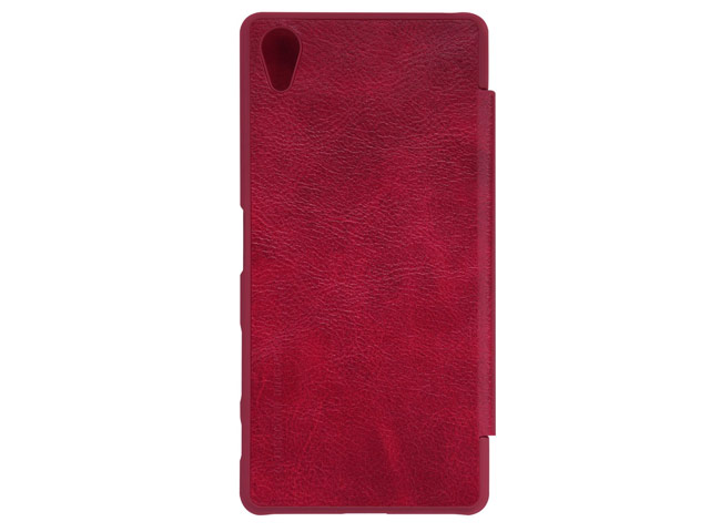 Чехол Nillkin Qin leather case для Sony Xperia X (красный, кожаный)