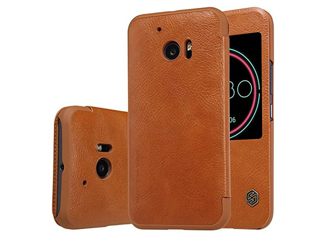 Чехол Nillkin Qin leather case для HTC 10/10 Lifestyle (коричневый, кожаный)