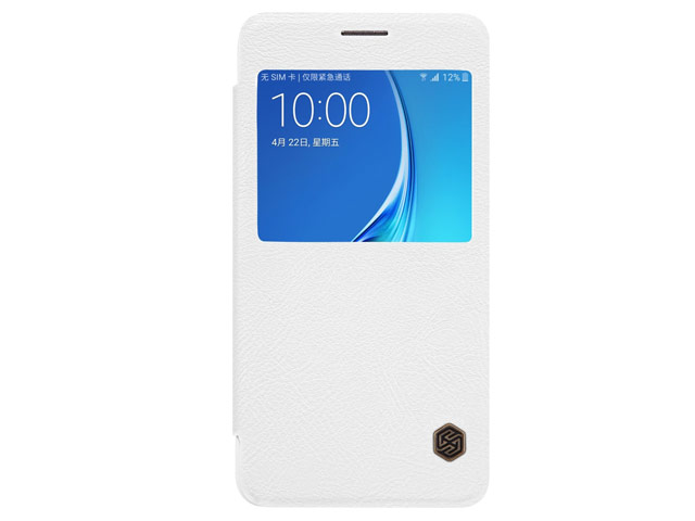 Чехол Nillkin Qin leather case для Samsung Galaxy J5 2016 J510 (белый, кожаный)