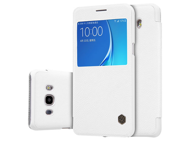 Чехол Nillkin Qin leather case для Samsung Galaxy J5 2016 J510 (белый, кожаный)