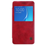 Чехол Nillkin Qin leather case для Samsung Galaxy J7 2016 J710 (красный, кожаный)