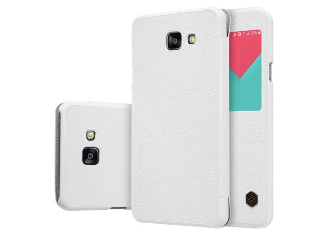 Чехол Nillkin Qin leather case для Samsung Galaxy A5 A510F (белый, кожаный)