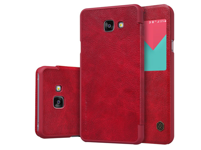 Чехол Nillkin Qin leather case для Samsung Galaxy A5 A510F (красный, кожаный)