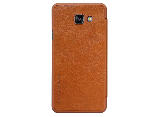Чехол Nillkin Qin leather case для Samsung Galaxy A7 A710F (коричневый, кожаный)