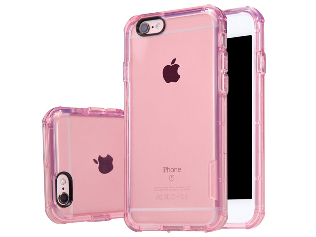 Чехол Nillkin Crashproof case для Apple iPhone 6S (розовый, гелевый)