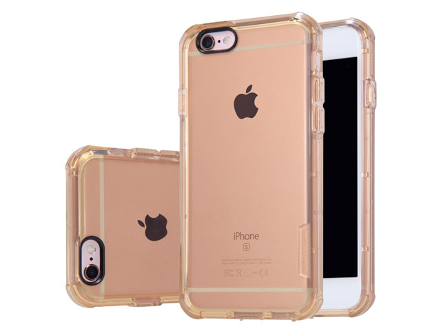 Чехол Nillkin Crashproof case для Apple iPhone 6S (золотистый, гелевый)