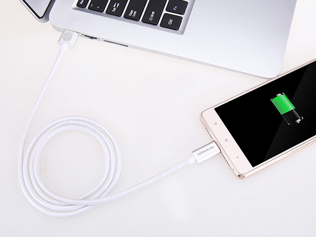 USB-кабель Nillkin Elite Cable универсальный (USB Type C, USB 3.0, 1 метр, серебристый)