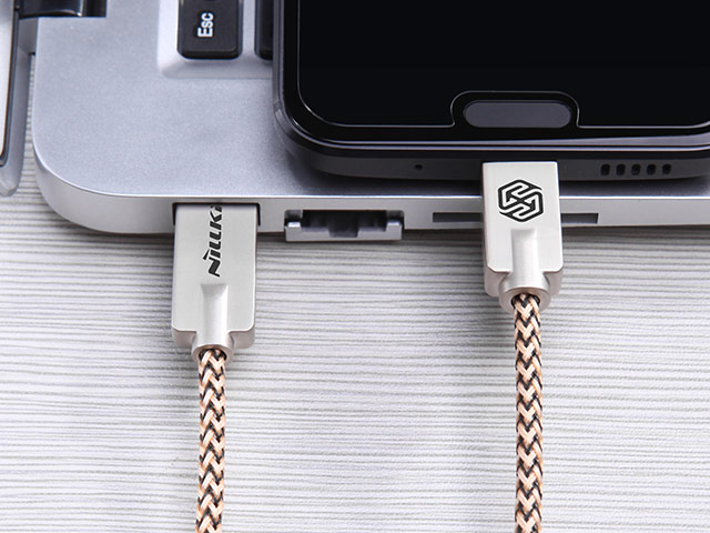 USB-кабель Nillkin Chic Cable универсальный (USB Type C, 1 метр, золотистый)