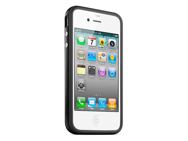 Чехол Apple iPhone 4S Bumper (черный)