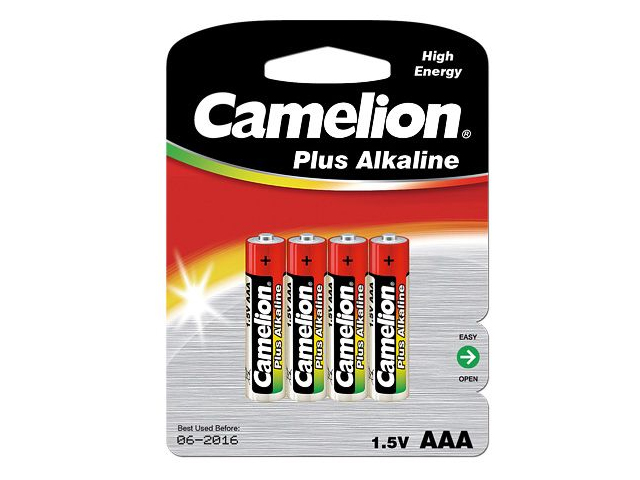 Комплект батареек Camelion (ААA) (4 шт.) (Alkaline)