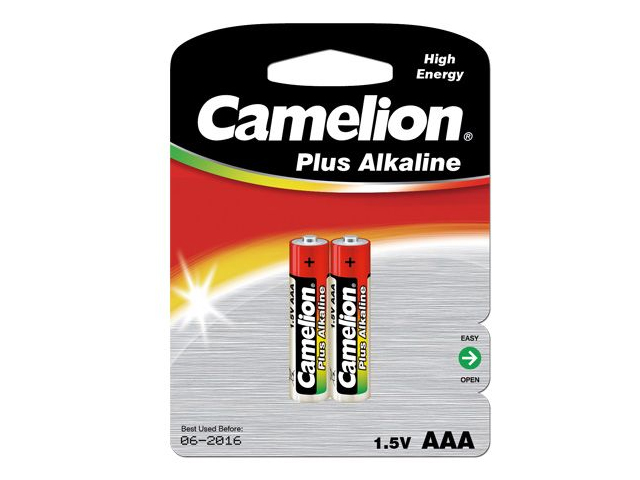 Комплект батареек Camelion (ААA) (2 шт.) (Alkaline)
