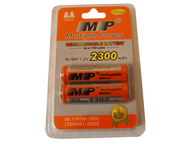 Комплект аккумуляторов MP (AА) (2300 mAh) (2 шт.)