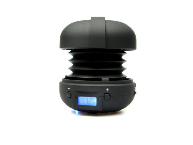 Портативная колонка X-Mini Rave Portable Capsule Speaker (с радио) (моно) (черная)