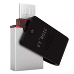 Флеш-карта Silicon Power USB Mobile X31 (32Gb, USB 3.0, OTG, черная)