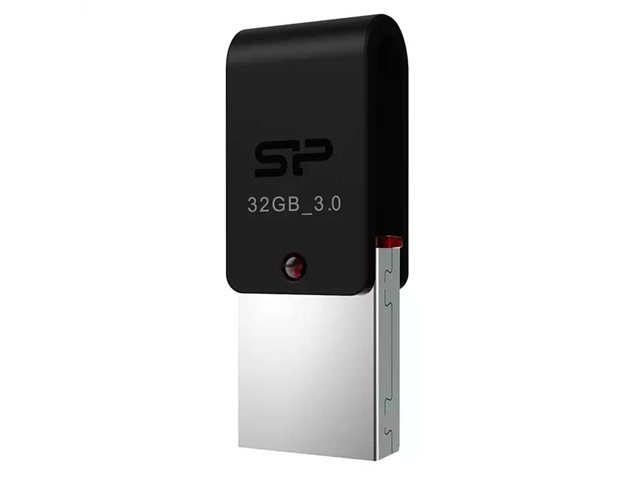 Флеш-карта Silicon Power USB Mobile X31 (32Gb, USB 3.0, OTG, черная)