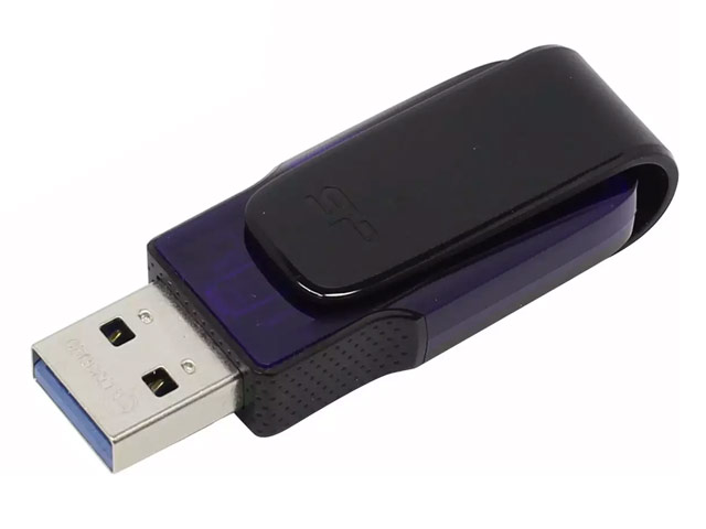 Флеш-карта Silicon Power USB Blaze B31 (64Gb, USB 3.0, фиолетовая)