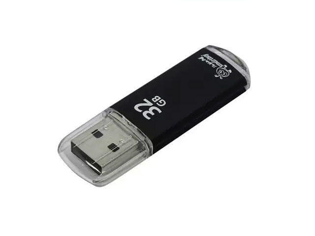 Флеш-карта SmartBuy V-Cut Series (32Gb, USB 2.0, черная)