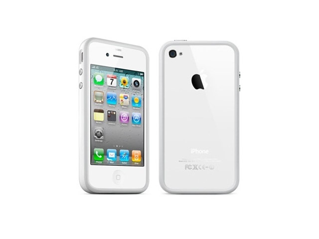 Чехол Apple iPhone 4S Bumper (белый)