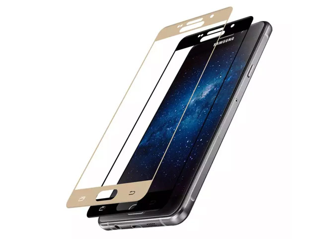 Защитная пленка Yotrix 3D Glass Protector для Samsung Galaxy A3 2016 A310 (стеклянная, черная)