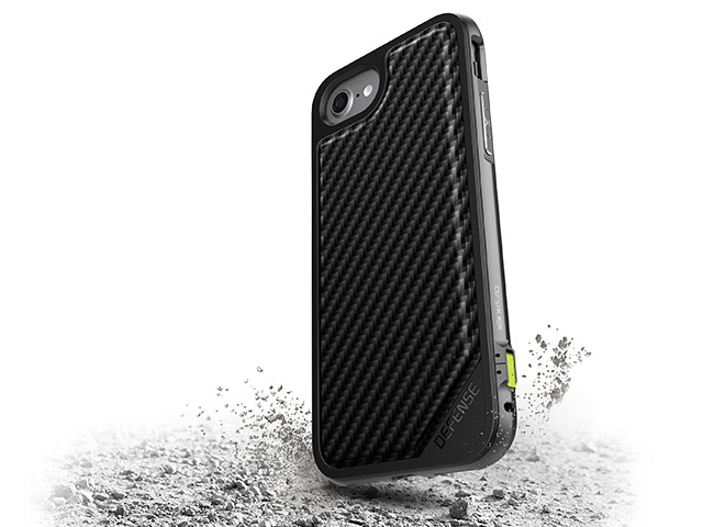 Чехол X-doria Defense Lux для Apple iPhone 7 (Carbon Fiber, маталлический)