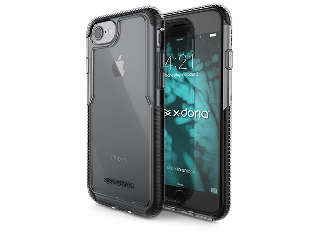 Чехол X-doria Impact Pro для Apple iPhone 7 (черный, пластиковый)