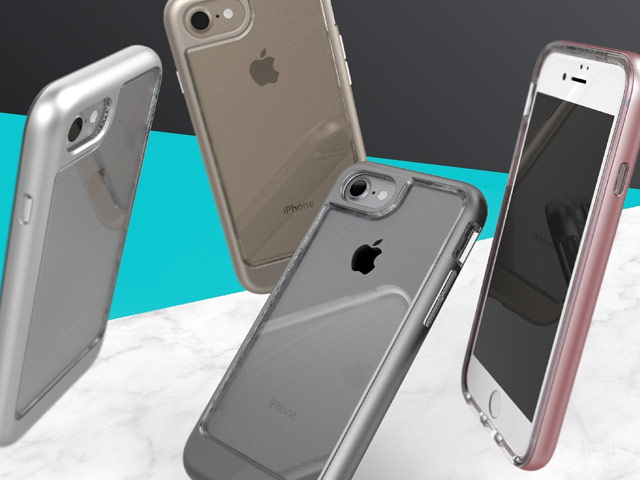 Чехол X-doria EverVue для Apple iPhone 7 plus (серый, пластиковый)