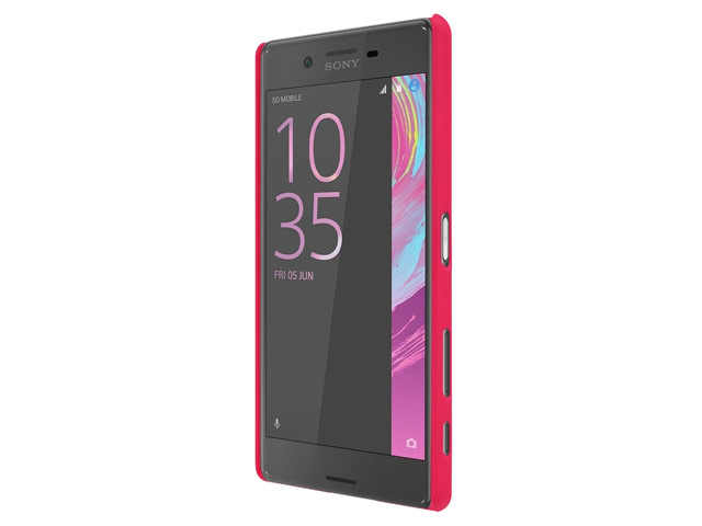 Чехол Nillkin Hard case для Sony Xperia X (красный, пластиковый)