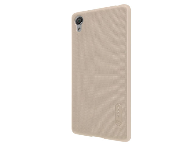 Чехол Nillkin Hard case для Sony Xperia X (золотистый, пластиковый)