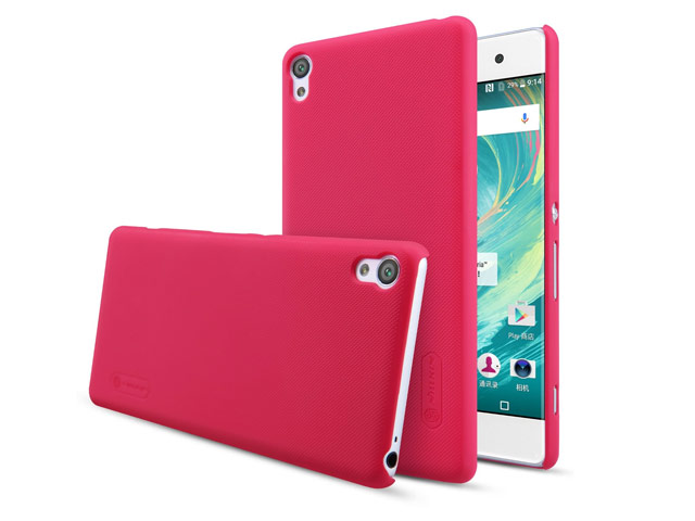 Чехол Nillkin Hard case для Sony Xperia XA (красный, пластиковый)