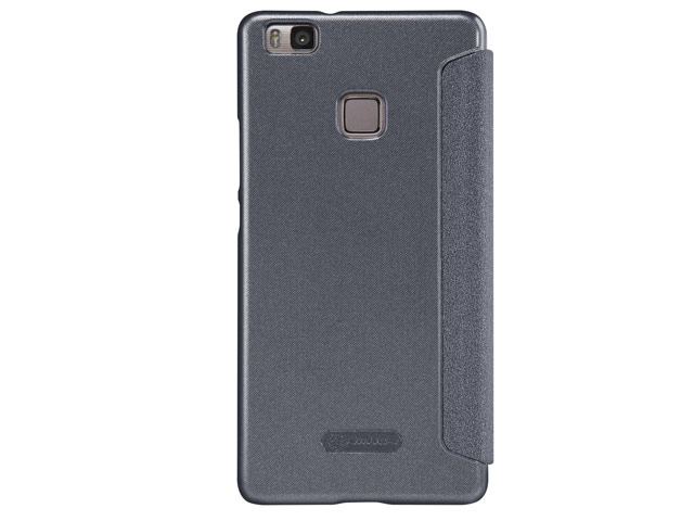 Чехол Nillkin Sparkle Leather Case для Huawei P9 lite (темно-серый, винилискожа)